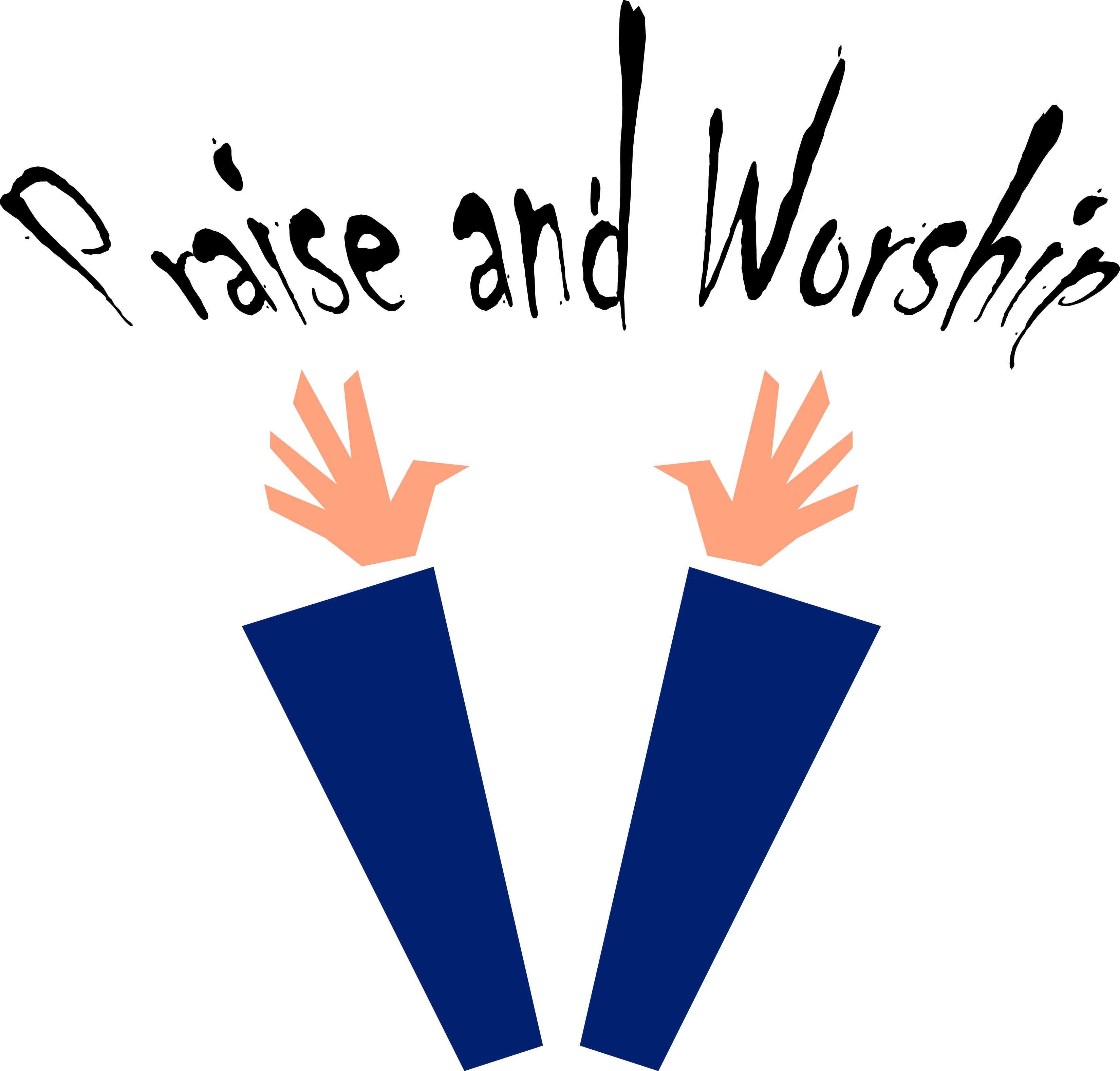 3300x3158 Worship Clipart Silhouette Gif