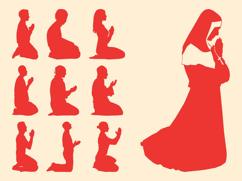 1024x765 Praying People Vector Art Amp Graphics