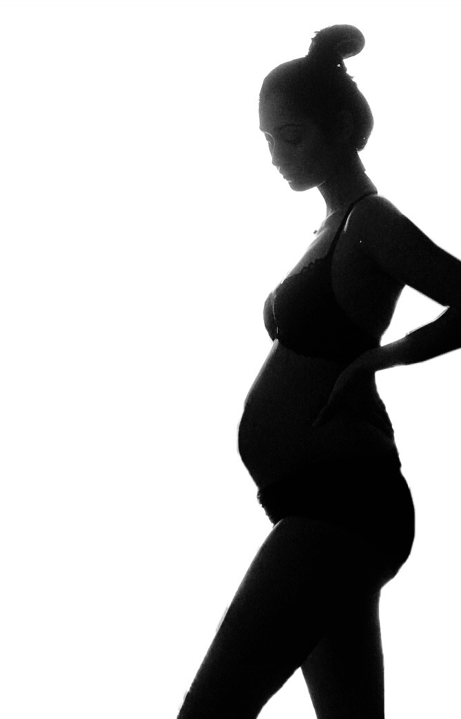 669x1044 Diy Silhouette Pregnancy Pics Radiantlyrosy