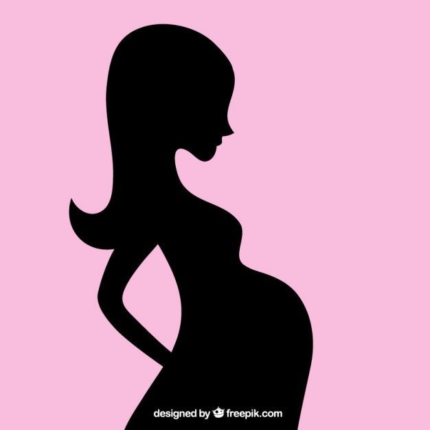 626x626 Pregnant Woman Silhouette Clipart By Karen Arnold Baby Shower