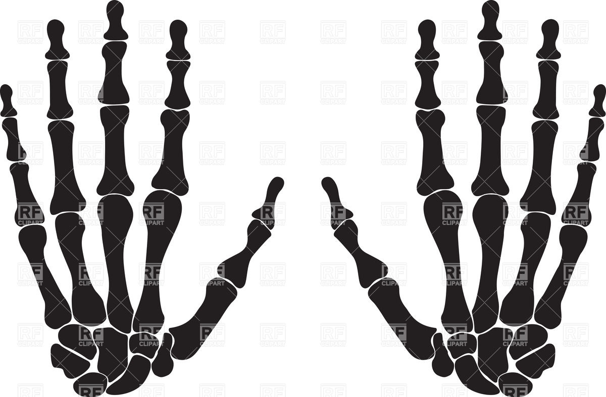 1200x787 Hand Print Clipart Silhouette