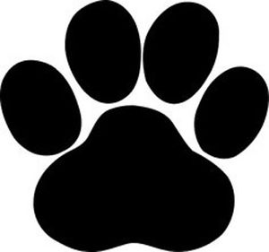 300x281 Paw Print Vinyl Decal Sticker Silhouette Ebay