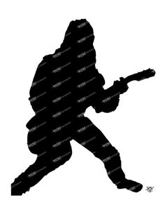 236x295 Pin By Digital Deviations On Music Rocker Silhouette Prints