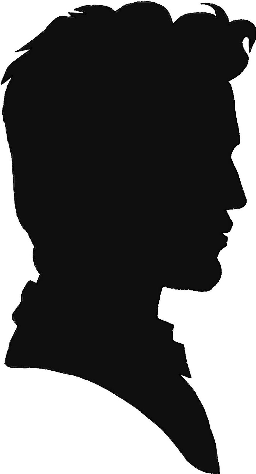 864x1600 Profile Clipart Man Side View