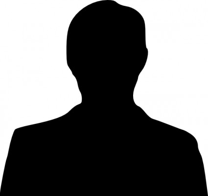 425x402 Man Profile Silhouette Clipart