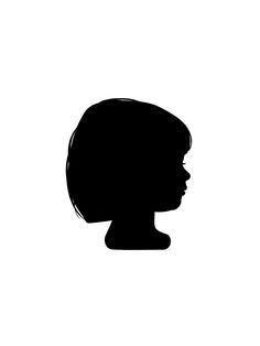 236x314 Silhouette, Custom Hand Cut Silhouette Portrait Profile Babies