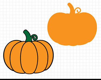 340x270 Pumpkin Svg Pumpkin Cut File Silhouette Cut File Cricut Cut