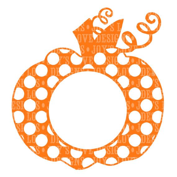 570x570 Pumpkin Clipart Monogrammed