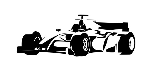 Silhouette Race Car at GetDrawings | Free download