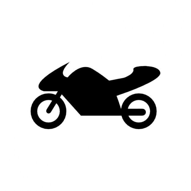 626x626 Motorcycle Of Racing Silhouette Icons Free Download