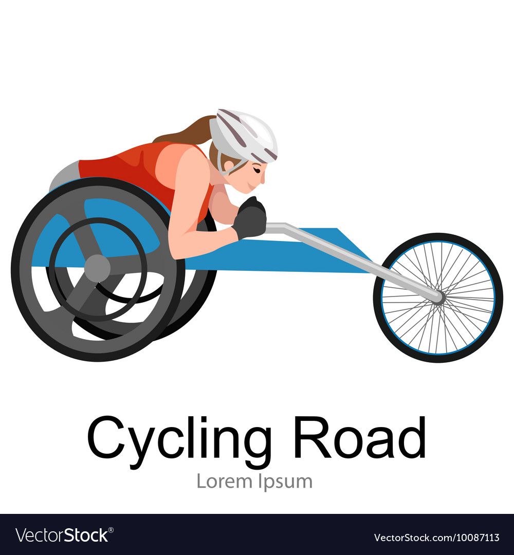 1000x1080 Racing Wheelchair Silhouette