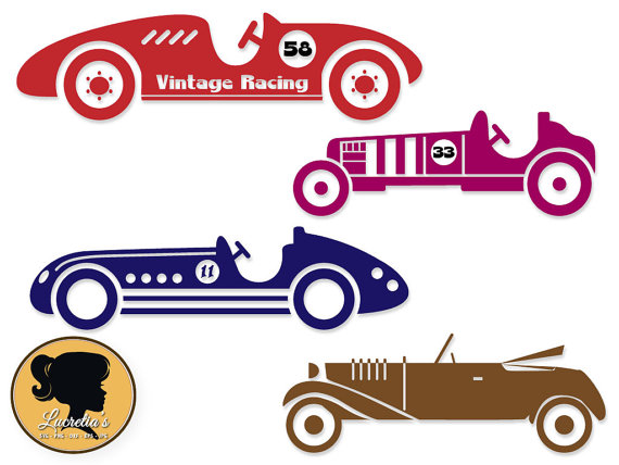 570x428 Vintage Racing Svg Cars Silhouettes For Silhouette Cameo