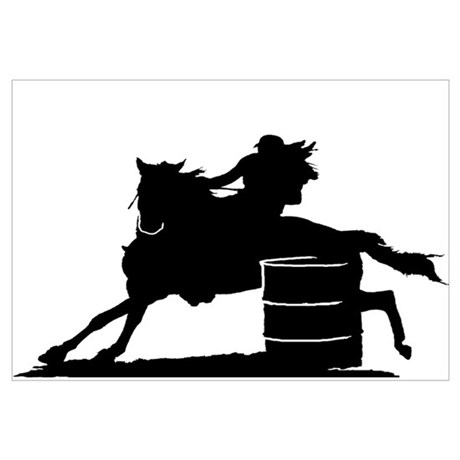 460x460 Racing Silhouette Poster
