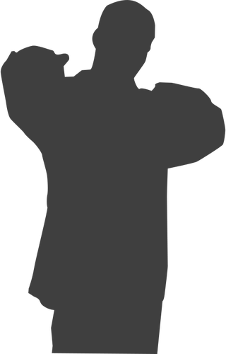 320x500 23223 Black Man Silhouette Clip Art Public Domain Vectors