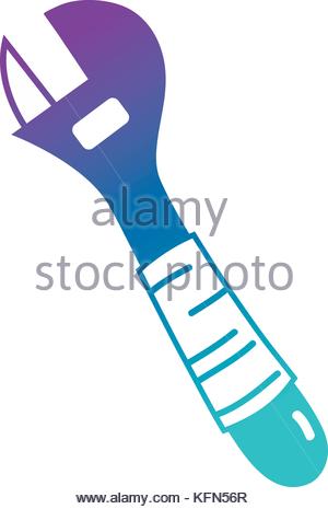 300x465 Silhouette Monkey Wrench Equipment Service Repair Stock Vector Art