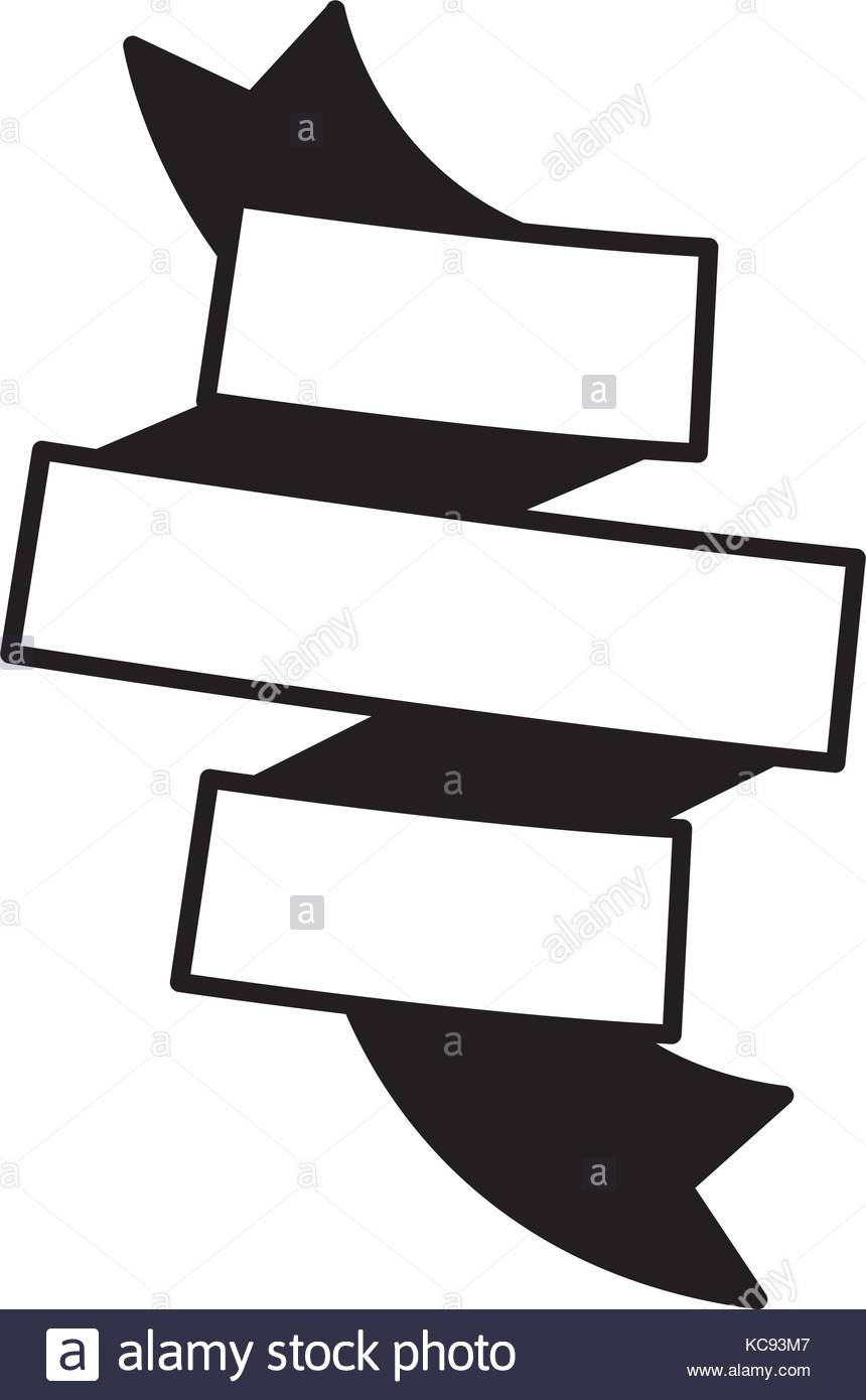 860x1390 Silhouette Black Ribbon Banner Icon Stock Photos Amp Silhouette