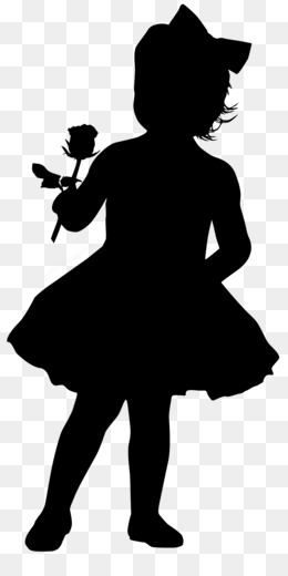 260x520 Silhouette Girl Drawing