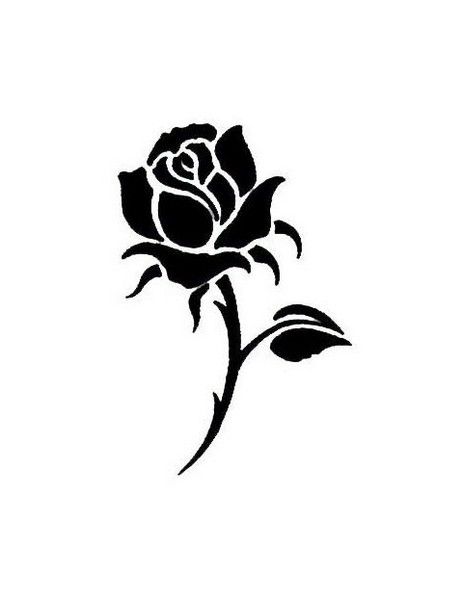 463x599 Afbeeldingsresultaat Voor Rose Silhouette Decoraciones