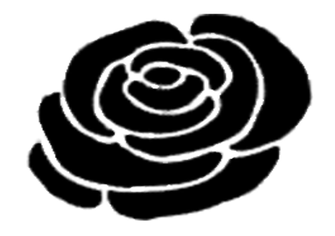 1123x794 Ireland Rose Silhouette 2 Clipart