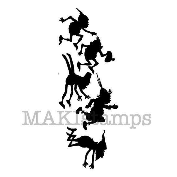 570x570 Silhouette Stamp Of Jumping Brownies Brownie By Makistamps