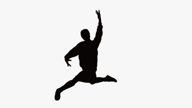 650x366 Running Man Silhouette, Fitness People, Silhouette Figures Png