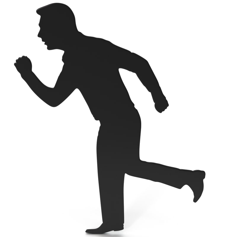 800x800 Man Silhouette 3d Max