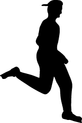 162x243 Man Running Silhouette Silhouette Of Man Running