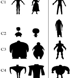 320x320 Figure 1 Simplified Character Silhouettes Scientific Diagram