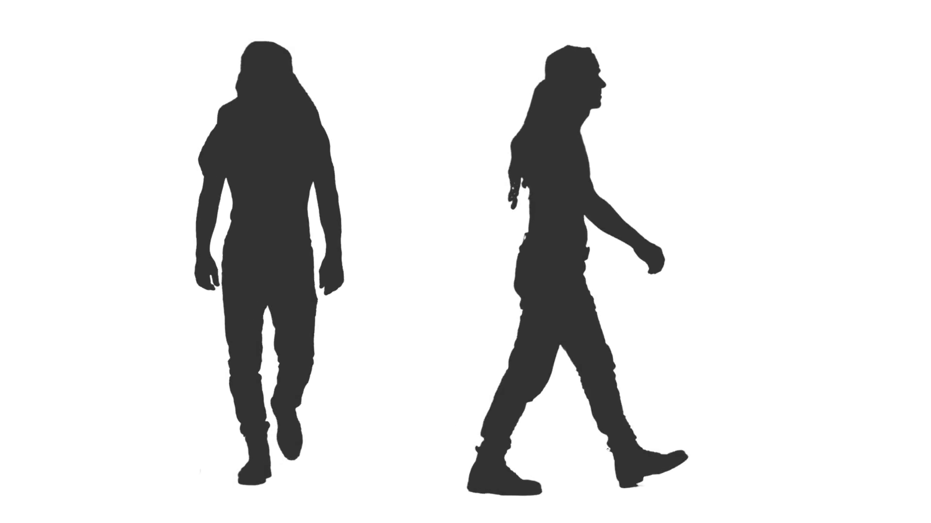 1920x1080 Silhouette Of Male Tourist Walking With Arabic Scarf And Boots, 2