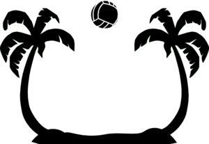 300x207 Beach Silhouette Clip Art Wireframe Beach Scene Clip Art Stuff