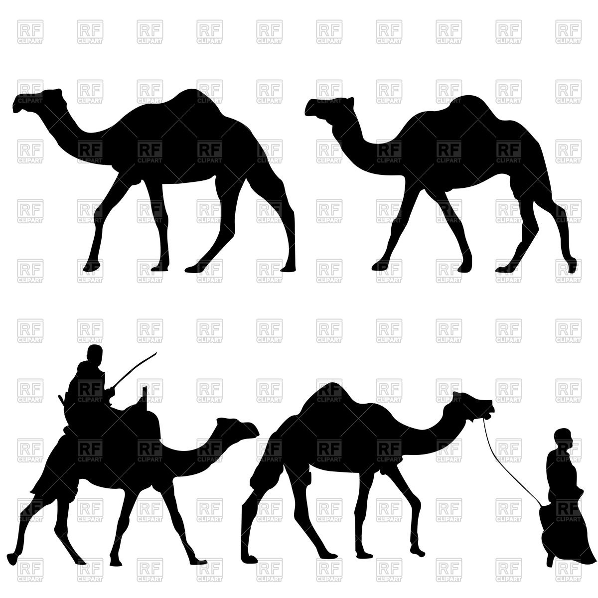 1200x1200 Camel Caravan Clipart Desert Scene 3121052
