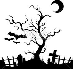 236x222 Halloween Silhouette Scene Free Svg Files Silhouette Cameo