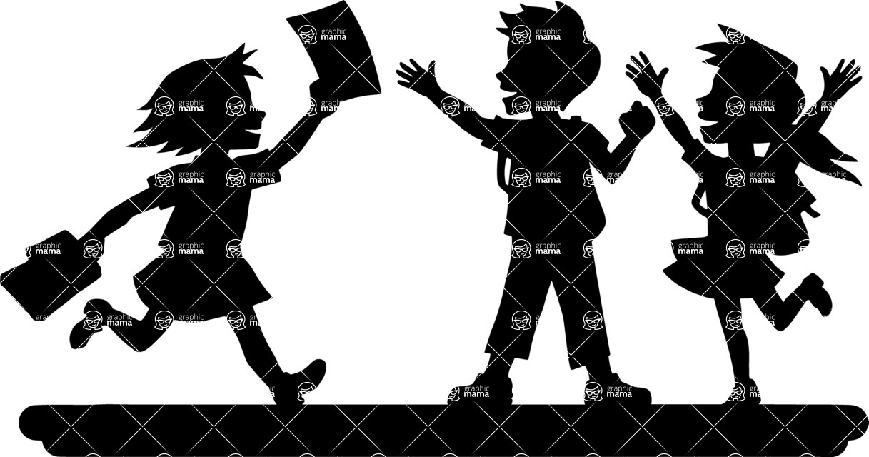 1217x640 Cheering School Kids Graphicmama Graphicmama