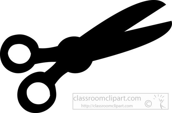 550x362 Silhouettes Clipart School Scissors Silhouette Clipart 98777