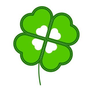 320x306 Four Leaf Clover Free Silhouette Studio Cut File ~ Silhouette