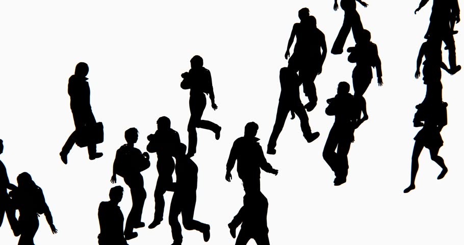 910x480 Running Children Silhouette Stock Footage Video 344611 Shutterstock