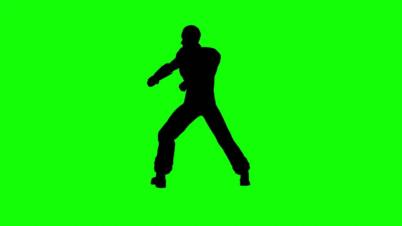 1280x720 Free Hd Video Backgrounds Man Silhouette Stretching And Boxing