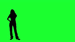 320x180 Crowd Of People. Green Screen Motion Background