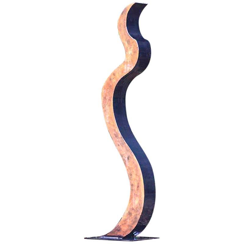 800x800 Contemporary Outdoor Large Abstract Steel Painted Sculpture, Model