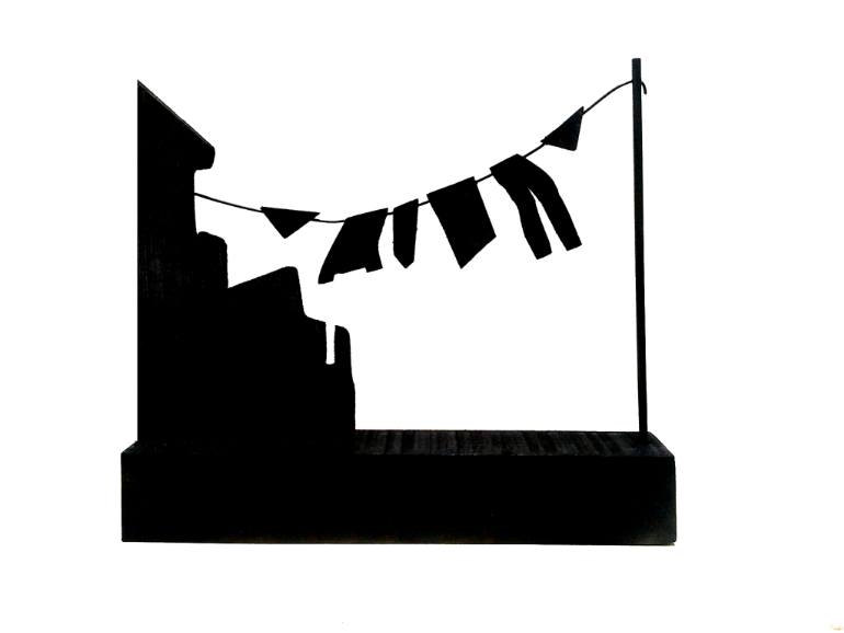 770x578 Saatchi Art Sun Drying Clothes Sculpture By Hugo Perez