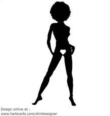 218x231 Girl Silhouette