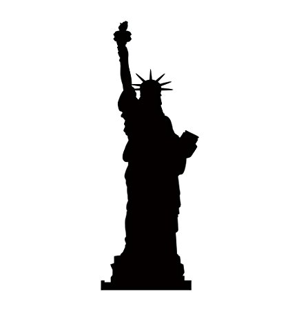 434x463 Statue Of Liberty Silhouette