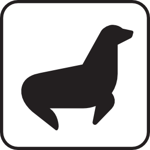 297x297 Seal Viewing White Clip Art