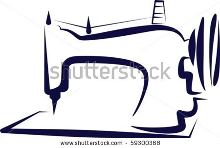 450x302 Sewing Machine Vector Silhouette Mydrlynx
