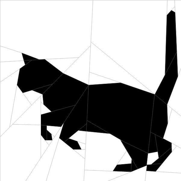 601x601 Silhouette Cat
