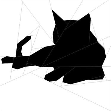 373x373 Silhouette Cat