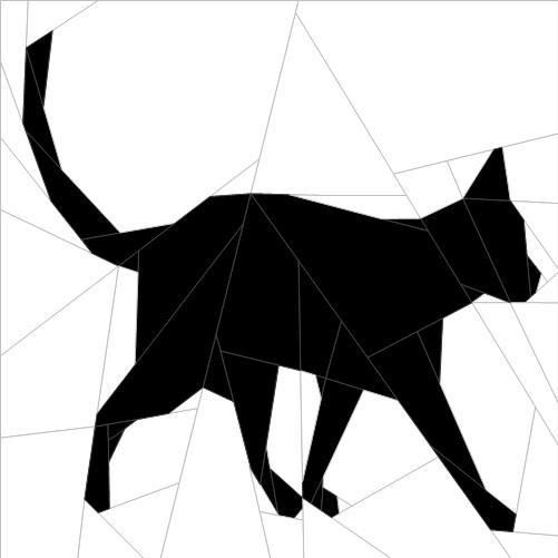 501x501 Silhouette Cat