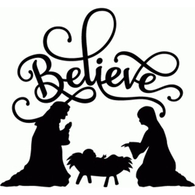 640x640 I Think Nativity To Flower Vinyl Decal Sticker For Glass Block