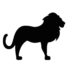283x283 Lion Silhouette Silhouette Of Lion
