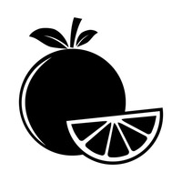 200x200 Shape Shapes Fruit Fruits Silhouette Silhouettes Cutout Cut Out